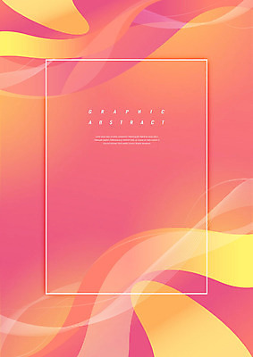 PSD 편집이미지 배너 분홍색 백그라운드 그래픽백그라운드 추상 사각프레임 프레임 사람없음 그래픽 노란색 물결무늬 이미지편집 물결 컬러 무늬 사각형 파일형식