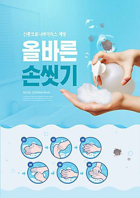 PSD 편집이미지 손 신체부위 파란색 거품 바이러스 사회이슈 예방 손씻기 비누거품 폐렴 손씻기방법 전염병 손세정제 매뉴얼 코로나바이러스 이미지편집 컬러 컨셉 사람 씻기 질병 방법 세정제 파일형식