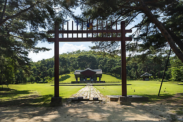 포토 JPG 주간 한국전통 여행 유적지 풍경 사람없음 야외 여름 관광지 세계문화유산 문화재 소나무 역사 한국사 조선시대 왕릉 정자각 조선왕릉 홍살문 동구릉 휘릉 장렬왕후 국내포토 구리시 자연요소 나무 전통 계절 고건축 한국 전통문 경기도 파일형식 왕후 구리_지역