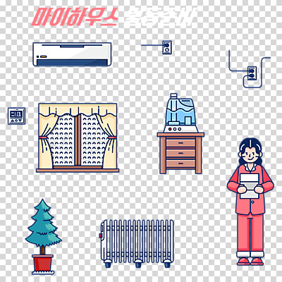 편집 편집이미지 여자 겨울 한명 누끼 안전 성인 컬러풀 온풍기 준비 난방 PNG 가습기 라디에이터 보일러 에어캡 성인여자한명만 편집소스 월동 1 계절 컬러 사람 난방기 여자한명만 성인여자만 파일형식