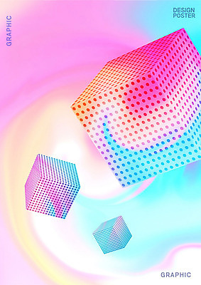 도형 PSD 편집이미지 그래픽백그라운드 사람없음 그래픽 상자 컬러풀 사각형 큐브 홀로그램 카피스페이스 이미지편집 컬러 백그라운드 공백 파일형식