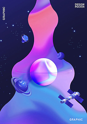 PSD 편집이미지 그래픽백그라운드 사람없음 그래픽 컬러풀 우주 행성 인공위성 홀로그램 카피스페이스 이미지편집 컬러 백그라운드 통신 공백 파일형식