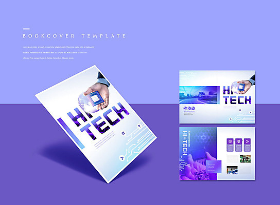 PSD 템플릿 표지디자인 북디자인 손 출판디자인 표지 ZIP 내지 리플렛 북커버 미래 한손 들기 사람 팜플렛 신체부위 보라색 인포그래픽 회로판 하이테크 반도체 이미지템플릿 컬러 컨셉 모션 기술 파일형식