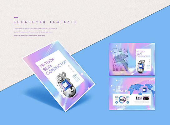 PSD 템플릿 표지디자인 북디자인 출판디자인 표지 ZIP 내지 지구 리플렛 북커버 미래 기술 팜플렛 사람없음 빛 컬러풀 톱니바퀴 하이테크 반도체 이미지템플릿 컬러 컨셉 파일형식