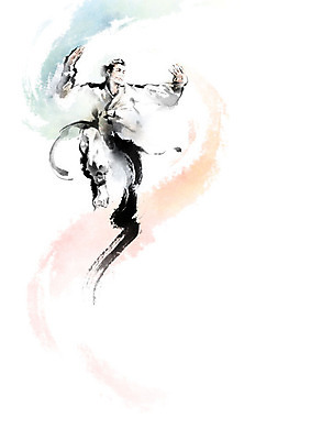 전신 PSD 남자 포즈 일러스트 캘리그라피 붓터치 건강 한명 사람 운동 기운 번짐 체조 남자한명만 국내일러스트 1 남자만 파일형식 효과