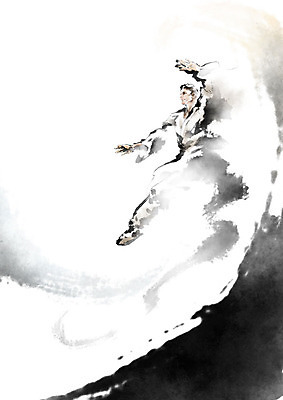 전신 PSD 남자 포즈 일러스트 캘리그라피 붓터치 건강 한명 사람 운동 기운 한복 번짐 체조 남자한명만 국내일러스트 1 한국전통 전통의상 남자만 파일형식 효과