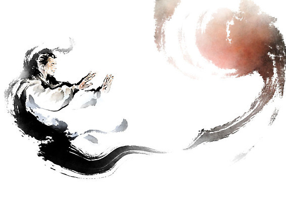 PSD 남자 포즈 일러스트 캘리그라피 붓터치 건강 한명 사람 상반신 운동 기운 번짐 체조 남자한명만 국내일러스트 1 남자만 파일형식 효과