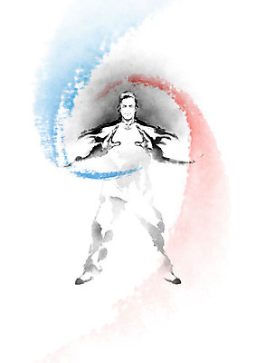 전신 PSD 남자 포즈 일러스트 캘리그라피 붓터치 건강 한명 사람 운동 기운 한복 번짐 체조 남자한명만 국내일러스트 1 한국전통 전통의상 남자만 파일형식 효과