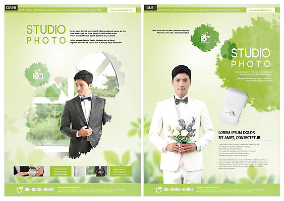 템플릿 커플 남자 ZIP 리플렛 결혼 나뭇잎 사람 정장 성인 두명 초록색 30대 촬영 한국인 전단템플릿 전단 예복 성인남자만 인디자인 INDD 웨딩촬영 이미지템플릿 옷 컬러 잎 관계 동양인 이벤트 장년 홍보물 기념사진 남자만 성인만 파일형식