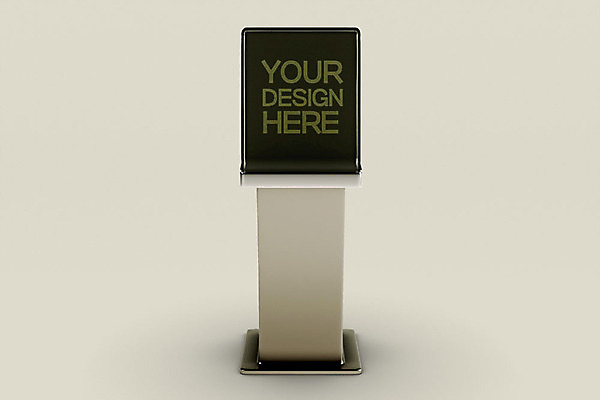 PSD 편집이미지 사람없음 한개 3D소스 3D 입체 디지털합성 오브젝트 주문 무인 무인기계 무인화 오브제 키오스크 목업 편집소스 블랙미러 편집3D 1 스크린 파일형식