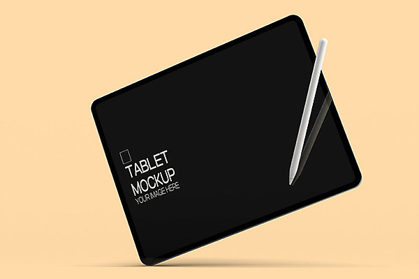 PSD 편집이미지 사람없음 스마트기기 태블릿 한개 3D소스 3D 입체 디지털합성 오브젝트 오브제 키오스크 터치펜 목업 편집소스 블랙미러 편집3D 1 전자제품 펜 스크린 파일형식