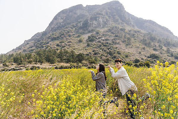 포토 JPG 주간 전신 커플 여자 남자 행복 여행 포즈 데이트 사랑 20대 성인 야외 두명 옆모습 30대 제주도 노란색 다정 봄 한국인 즐거움 유채 산방산 유채밭 성인만 국내포토 자연요소 계절 꽃 감정 뷰포인트 컬러 컨셉 밭 관계 산 한국 사람 동양인 청년 장년 파일형식
