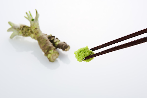 포토 JPG 스튜디오촬영 채소 식재료 젓가락 실내 사람없음 흰색 소스 고추냉이 흰배경 생와사비 국내포토 컬러 백그라운드 수저 내부 양념 파일형식