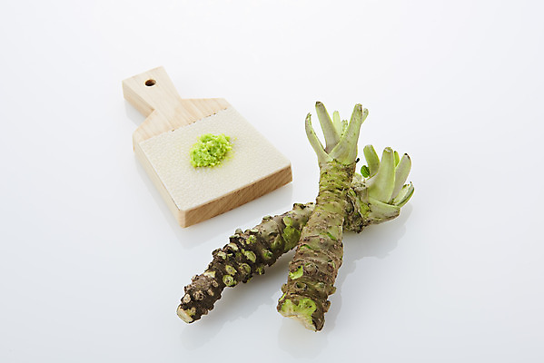 포토 JPG 스튜디오촬영 채소 식재료 실내 사람없음 흰색 소스 고추냉이 흰배경 강판 생와사비 국내포토 컬러 백그라운드 내부 양념 파일형식