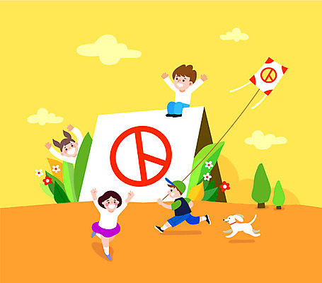 꽃 행복 어린이 일러스트 놀이 텐트 사람 여러명 노란색 개 투표 선거 연날리기 투표용지 놀기 대통령선거 국내일러스트 AI파일 식물 감정 컬러 다수 포유류 모션 캠핑도구 전통놀이 민주주의 파일형식 벡터