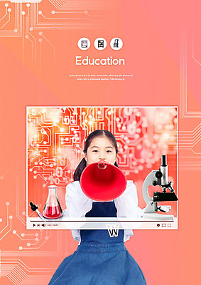 PSD 편집이미지 여자 어린이교육 교육 어린이 현미경 들기 사람 소녀 10대 확성기 한국인 스포이트 동영상 소녀한명만 코랄 이미지편집 컬러 모션 청소년 실험기구 동양인 피펫 여자한명만 소녀만 파일형식