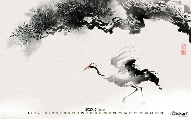 JPG 월페이퍼 바탕화면 3월 날짜 파일형식