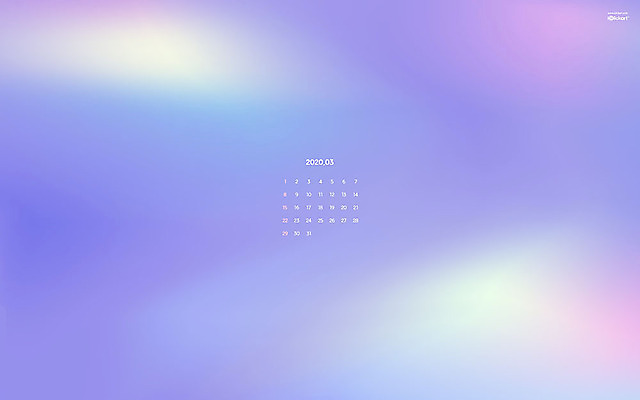 JPG 월페이퍼 바탕화면 3월 날짜 파일형식