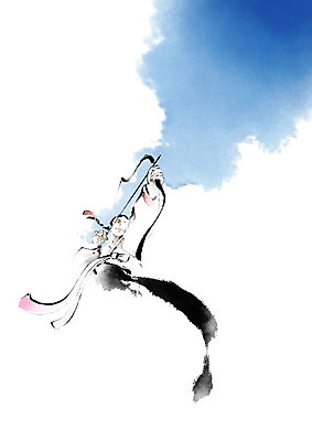 PSD 여자 일러스트 캘리그라피 하늘 붓터치 화살 한명 사람 성인 당기기 목표 결심 한복 활 번짐 활시위 여자한명만 국내일러스트 1 한국전통 컨셉 모션 전통의상 여자만 파일형식 효과