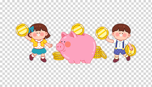 전신 편집 편집이미지 여자 어린이교육 교육 남자 어린이 돈 서기 미소 들기 누끼 두명 동전 유치원 절약 PNG 어린이만 편집소스 컨셉 모션 표정 사람 재산 파일형식