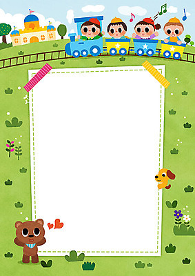 PSD 나무 여자 남자 꽃 어린이 동물캐릭터 음표 일러스트 곰 사람 소녀 소년 잔디 초원 여러명 초록색 귀여움 기찻길 유치원 궁전 기차 강아지 즐거움 등교 원아모집 원아 프레임일러스트 어린이만 아기자기 국내일러스트 일러캐릭터 식물 동물 캐릭터 기호 교육 감정 음악 육상교통 컬러 다수 컨셉 고건축 포유류 대중교통 프레임 반려동물 개 등하교 모집 파일형식