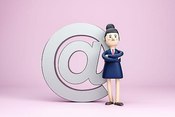 PSD 편집이미지 여자 분홍색 백그라운드 비즈니스 3D캐릭터 한명 성인 3D소스 3D 비즈니스우먼 디지털합성 골뱅이기호 성인여자한명만 편집소스 편집3D 캐릭터 1 기호 컬러 사람 직장인 여자한명만 성인여자만 파일형식