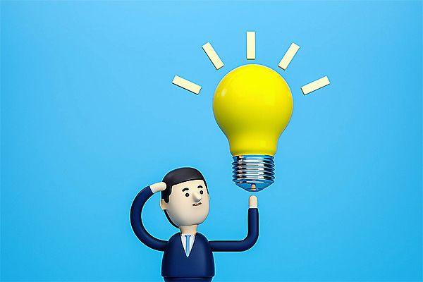 PSD 편집이미지 남자 백그라운드 생각 비즈니스 전구 아이디어 3D캐릭터 한명 성인 파란색 3D소스 3D 비즈니스맨 디지털합성 성인남자한명만 편집소스 편집3D 캐릭터 1 컬러 컨셉 사람 직장인 남자한명만 성인남자만 파일형식
