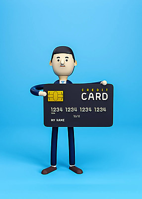 PSD 편집이미지 남자 백그라운드 비즈니스 3D캐릭터 한명 성인 파란색 3D소스 3D 비즈니스맨 신용카드 디지털합성 성인남자한명만 편집소스 편집3D 캐릭터 1 컬러 사람 금융 직장인 남자한명만 성인남자만 파일형식