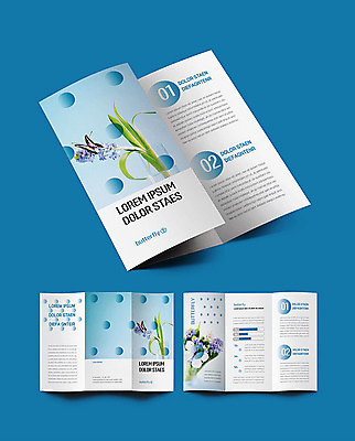 식물 템플릿 꽃 ZIP 리플렛 나비 곤충 통계 그래프 팜플렛 사람없음 파란색 정보 인디자인 INDD 이미지템플릿 동물 컬러 파일형식