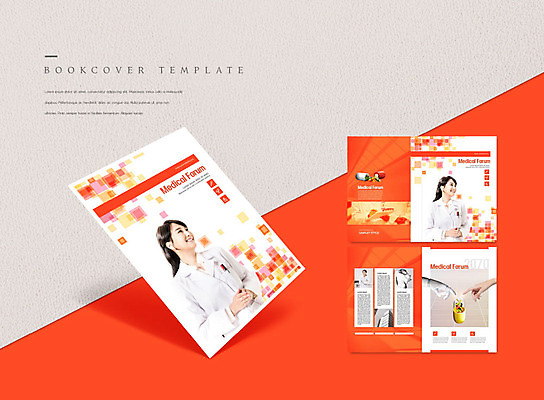 도형 PSD 템플릿 표지디자인 북디자인 손 출판디자인 여자 표지 ZIP 내지 리플렛 북커버 의학 병원 사람 팜플렛 두명 신체부위 빨간색 30대 사각형 한국인 의사 성인여자만 이미지템플릿 컬러 동양인 장년 의료진 여자만 성인만 파일형식