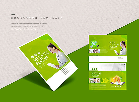 PSD 외국인 템플릿 표지디자인 북디자인 출판디자인 여자 표지 남자 ZIP 내지 리플렛 북커버 의학 병원 사람 팜플렛 여러명 20대 성인 초록색 의사 서류판 성인만 이미지템플릿 컬러 다수 인종 청년 사무용품 의료진 파일형식