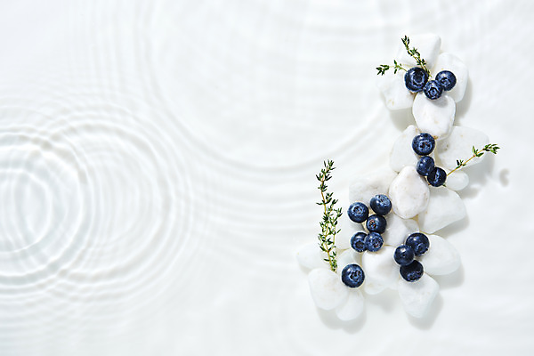 포토 JPG 스튜디오촬영 물결 과일 실내 사람없음 물 하이앵글 조약돌 흰색 오브젝트 흰배경 블루베리 싱그러움 플랫레이 국내포토 자연요소 뷰포인트 컬러 백그라운드 내부 돌_바위 플랫 파일형식