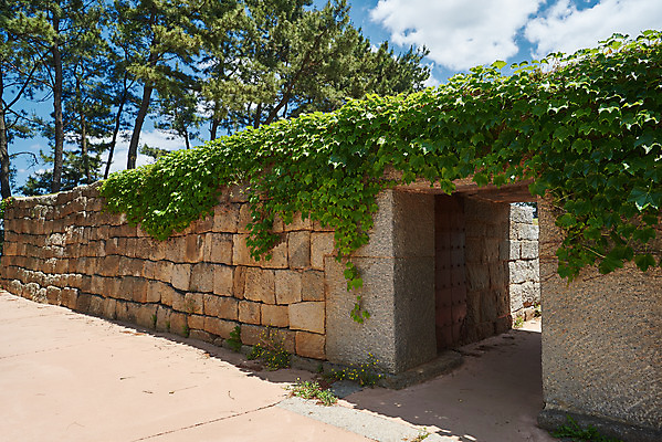 포토 JPG 주간 나무 여행 한국건축 유적지 하늘 풍경 사람없음 야외 관광지 봄 문화재 역사 한국사 강화도 국내여행 명승지 사적지 강화덕진진 덕진돈대 국내포토 자연요소 식물 계절 건축 고건축 인천 파일형식 돈대