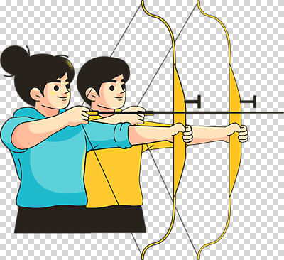 편집 편집이미지 여자 남자 화살 누끼 두명 양궁 PNG 재수 재수생 특강 편집소스 학생 교육 스포츠 사람 수능 강의 파일형식