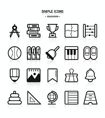 아이콘 교육 집게 실내화 사람없음 책 연필 지구본 주판 종 메모지 퍼즐 피아노 트로피 스케치북 야구공 심플아이콘 교구 삼각자 컴파스 형광펜 뜀틀 북마크 2D아이콘 AI파일 스포츠용품 신발 공 문구용품 학용품 자 필기구 펜 사무용품 계산기 야구용품 건반악기 상_우승 파일형식 벡터