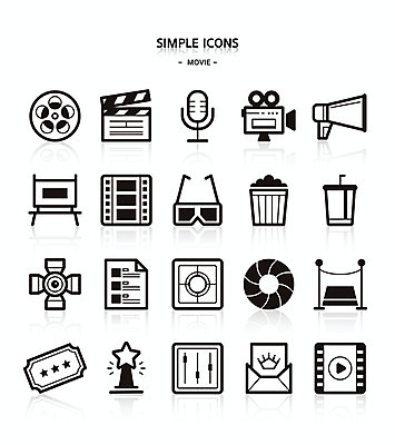 아이콘 음향기기 의자 조명 사람없음 촬영 확성기 티켓 클래퍼보드 트로피 필름 영화 심플아이콘 콜라 팝콘 영상 동영상 레드카펫 3D안경 VIP 2D아이콘 AI파일 안경 가구 문화예술 전자제품 상_우승 탄산음료 파일형식 벡터