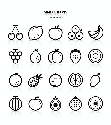 아이콘 오렌지 과일 딸기 포도 수박 바나나 키위 사람없음 체리 사과 멜론 레몬 파인애플 심플아이콘 블루베리 복숭아 코코넛 석류 망고 자두 한라봉 아보카도 2D아이콘 AI파일 열대과일 파일형식 벡터