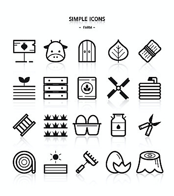 나무 아이콘 잎 사다리 사람없음 상자 태양 문 새싹 농사 계란 우유 풍차 잡초 소 볏짚 농기구 심플아이콘 호스 거름 가지치기 비료포대 2D아이콘 AI파일 자연요소 식물 농업 포유류 유제품 알 도구 짚 원예 파일형식 벡터