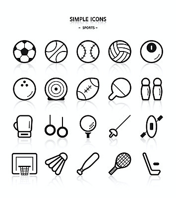 아이콘 스포츠 골프 농구 사람없음 럭비 축구 야구 야구방망이 글러브 배드민턴라켓 볼링핀 배구 탁구 당구 심플아이콘 배드민턴 체조 하키 볼링공 양궁 농구대 펜싱 2D아이콘 AI파일 스포츠용품 장갑 공 운동 구기 야구용품 라켓 볼링용품 골대 파일형식 벡터