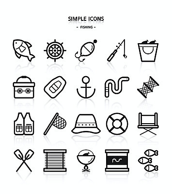 아이콘 모자 요트 낚시 항해 어류 요리 사람없음 조끼 망 뜰채 낚시용품 실 낚싯대 핸들 노 심플아이콘 튜브 미끼 지렁이 낚시의자 미끼통 2D아이콘 AI파일 잡화 배_교통 의자 레저 수중동물 외투 선박 파일형식 벡터