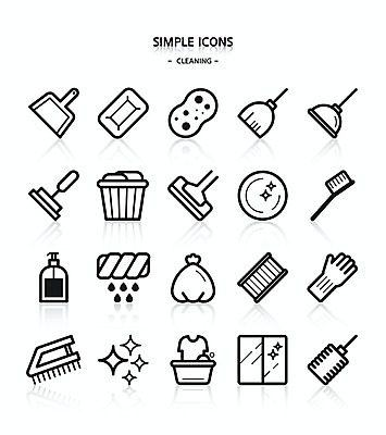 아이콘 창문 사람없음 반짝임 위생용품 솔 빨래 칫솔 설거지 빗자루 청소 심플아이콘 비누 청소기 주방장갑 쓰레받기 쓰레기봉투 뚫어뻥 빨래판 행주 2D아이콘 AI파일 생활용품 장갑 가사 모션 봉투 전자제품 청소도구 파일형식 벡터