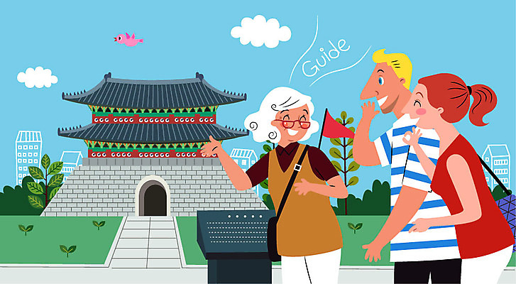 서양인 외국인 여자 노년 남자 할머니 여행 유적 일러스트 가이드 안내 설명 사람 상반신 성인 취미 세명 여행객 새싹 통역 노노족 국내일러스트 AI파일 식물 직업 전통 라이프스타일 모션 인종 신조어 파일형식 벡터