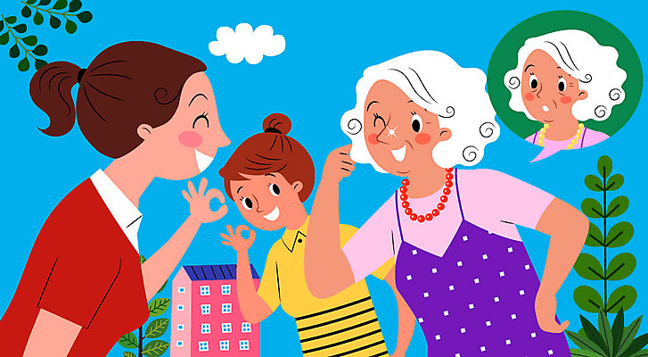 여자 노년 할머니 말풍선 일러스트 사람 상반신 성인 취미 세명 뷰티 성형수술 OK 여자만 노노족 국내일러스트 AI파일 라이프스타일 손짓 수술 신조어 파일형식 벡터