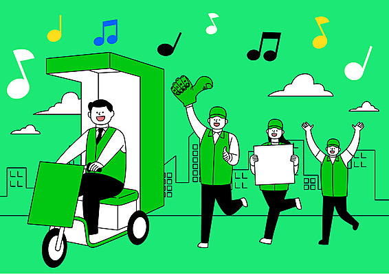 전신 여자 남자 음표 일러스트 응원 들기 사람 여러명 성인 건물 초록색 팻말 엄지손가락 선거 공정 선거활동 공정선거 선거홍보 전기자전거 후보 대통령선거 국내일러스트 AI파일 건축물 기호 음악 컬러 다수 손가락 모션 프레임 자전거 민주주의 파일형식 벡터