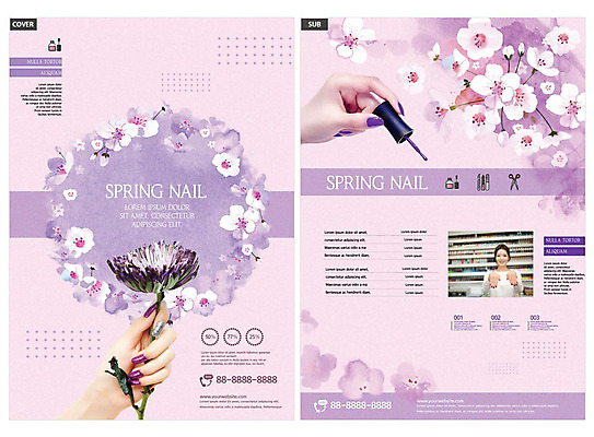 템플릿 손 여자 꽃 ZIP 리플렛 들기 사람 20대 성인 신체부위 뷰티 보라색 봄 한국인 손톱관리 네일아트 손톱 전단템플릿 전단 매니큐어 성인여자만 인디자인 INDD 이미지템플릿 식물 계절 컬러 모션 동양인 청년 화장품 홍보물 여자만 성인만 파일형식