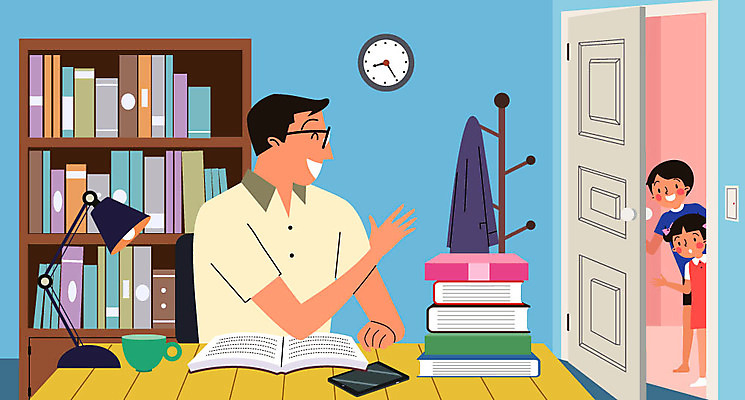 전신 여자 남자 딸 아들 어린이 시계 일러스트 가족 상반신 성인 책 세명 스마트폰 문 자녀 스탠드 아빠 옷걸이 책상 국내일러스트 AI파일 가구 관계 조명 사람 핸드폰 스마트기기 파일형식 벡터