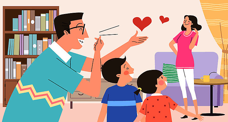 전신 여자 남자 딸 아들 어린이 가구 쿠션 일러스트 가족 엄마 여러명 상반신 성인 화목 자녀 하트 아빠 애정표현 손하트 국내일러스트 AI파일 모양 생활용품 다수 컨셉 관계 사람 손짓 표현 파일형식 벡터