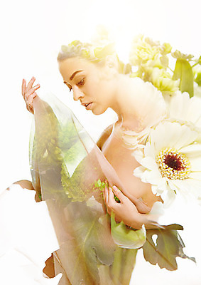 PSD 서양인 외국인 편집이미지 여자 꽃 해바라기 한명 사람 20대 성인 뷰티 순수 다중노출 성인여자한명만 이미지편집 식물 1 컨셉 촬영기법 인종 청년 여자한명만 성인여자만 파일형식