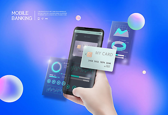 PSD 편집이미지 손 모바일 한손 들기 사람 신체부위 금융 경제 스마트폰 컬러풀 스크린 신용카드 결제 모바일뱅킹 핀테크 이미지편집 컬러 모션 핸드폰 스마트기기 뱅킹 파일형식