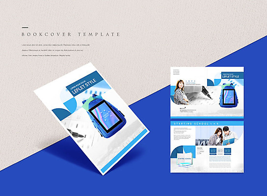 PSD 템플릿 학생 표지디자인 북디자인 출판디자인 여자 교육 표지 남자 ZIP 내지 리플렛 북커버 책가방 한명 사람 팜플렛 20대 성인 세명 파란색 태블릿 한국인 개학 성인만 이미지템플릿 1 컬러 가방 학교 동양인 청년 전자제품 스마트기기 파일형식